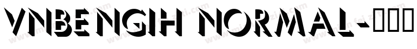 VNBengiH Normal字体转换